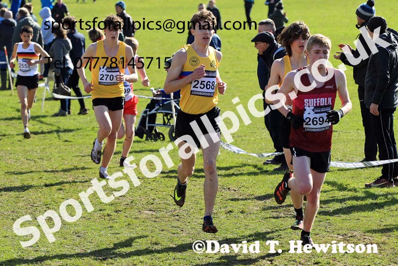 Mens Under-17s 2022 CAU Inter Counties Cross Country, Prestwold Hall, Loughborough.  Photo: David T. Hewitson/Sports for All Pics